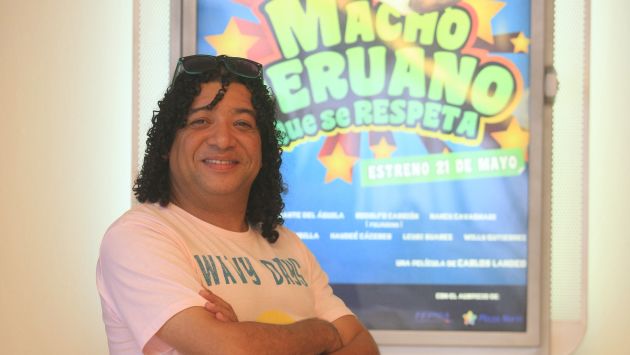 Carlos Vílchez feliz porque ‘Macho peruano que se respeta_ tiene más de 180 mil espectadores. (USI)