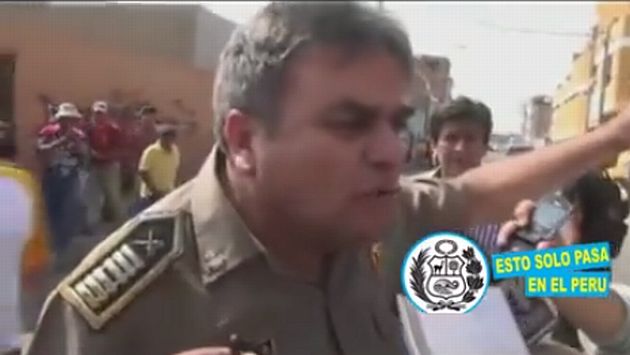 Policía de Huara se muestra indignado por decisión del Poder Judicial. (Facebook)
