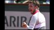 Roland Garros: Stan Wawrinka venció a Jo-Wilfried Tsonga y pasa a la final