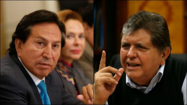 Alejandro Toledo y Alan García están involucrados en presunto pago de coimas. (USI)