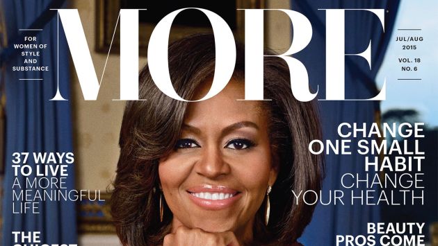 Michelle Obama revisó y aprobó todos los artículos de la revista. (More)