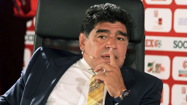 Diego Maradona postulará a la presidencia de la FIFA. (AFP)