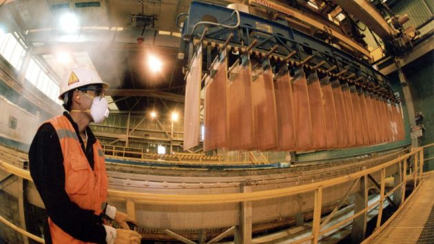 Producción de cobre aumentó durante el mes abril y documentó alza histórica. (USI)
