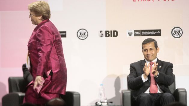 Michelle Bachelet considera que no existe condiciones para llevar el encuentro con Ollanta Humala.  (Perú21)