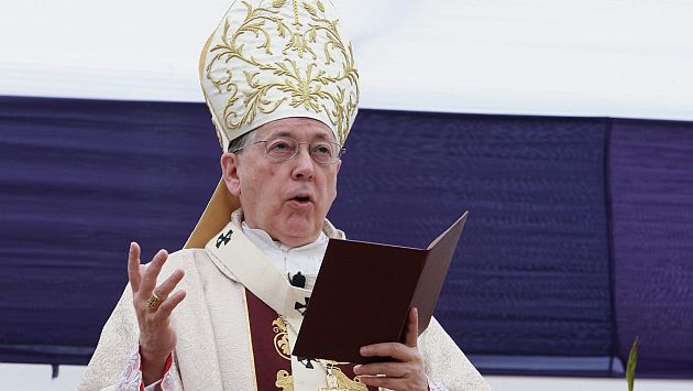El Cardenal Juan Luis Cipriani defendió la familia entre hombres y mujeres. (USI)