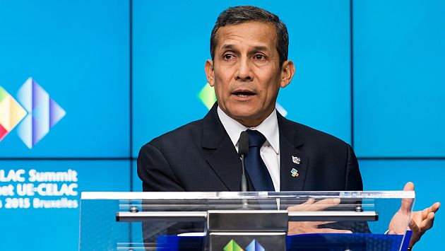 Popularidad de Ollanta Humala en picada. (AP)