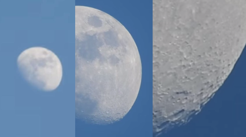 YouTube: Con este zoom en tu cámara podrás ver hasta los cráteres de la Luna.