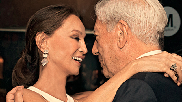 Mario Vargas Llosa e Isabel Preysler bailando juntos en su romántico viaje a Lisboa (Revista Hola)