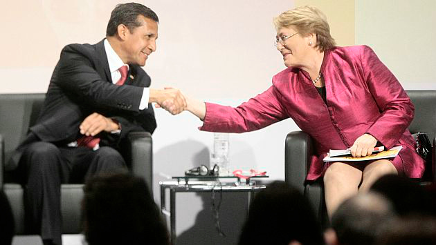 La presidenta de Chile Michelle Bachelet estará en Paracas pero no se reunirá con Ollanta Humala (USI)