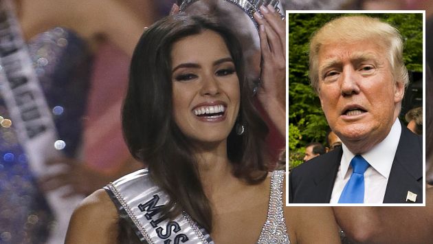 Donald Trump: Miss Universo lamenta frases xenófobas, pero no renuncia. (AP)