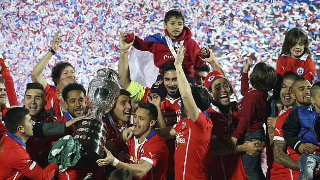Chile ganó la Copa América por primera vez en su historia. (EFE)