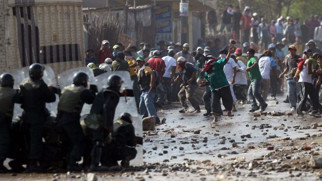 TEMEN VIOLENCIA. Los llamados ‘espartambos’ desataron el terror en el valle de Tambo. (USI)
