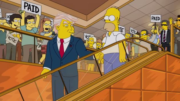 ‘Los Simpson’ también rechazan comentarios de Donald Trump. (Captura YouTube/Animation Domination)