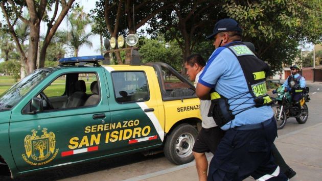 Municipalidad de San Isidro capacitará a más de 200 vigilantes para luchar contra delincuencia. (Difusión)