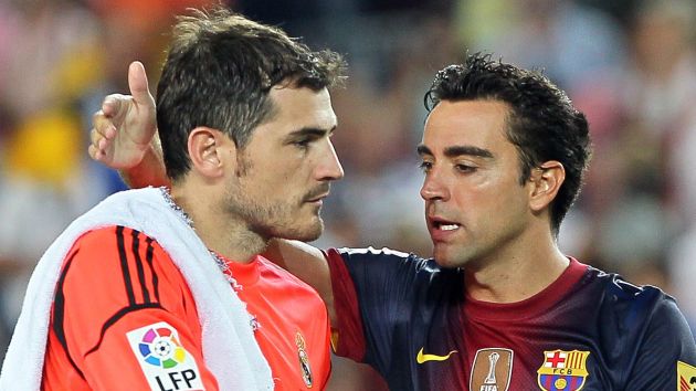 Casillas y Hernández fueron muchas veces rivales en la Liga española. (AFP)