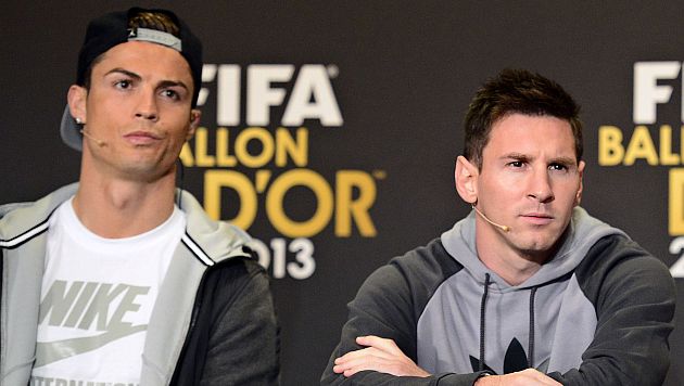 Lionel Messi y Cristiano Ronaldo entre los favoritos. (AFP)