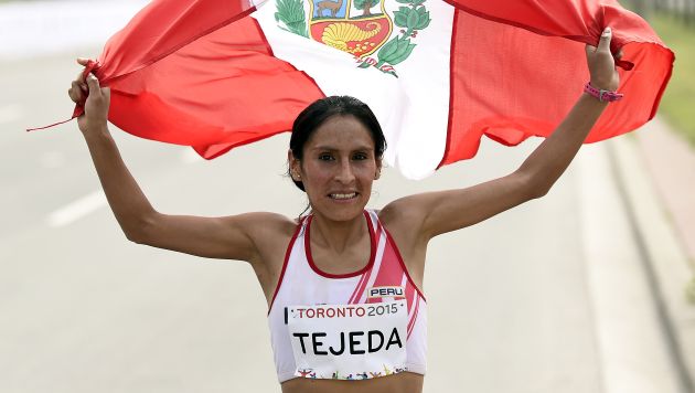Te llamas Gladys Tejeda, corres, crees, ganas. Esa eres tú. (Reuters)