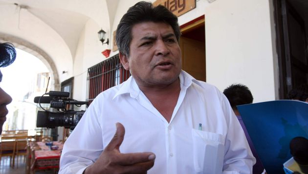 NO QUIERE. El alcalde Jaime de la Cruz rechaza el proyecto Tía María. (USI)