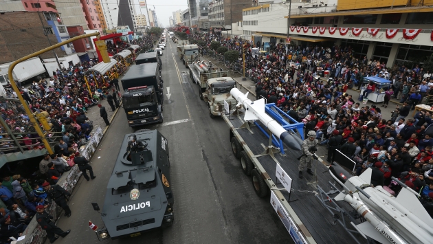 Desviarán tránsito por la tradicional Parada Militar. (César Fajardo)
