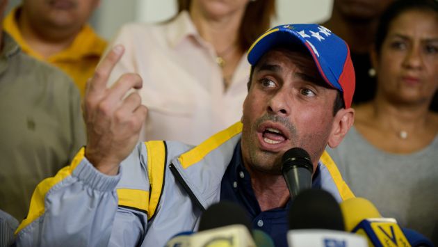 Capriles destacó la desconfianza de la población hacia el árbitro electoral. (AFP)