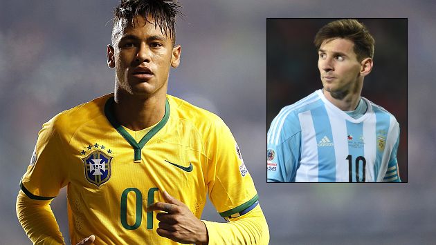 Neymar bromeó sobre el hecho de enfrentar a Messi en las eliminatorias. (USI)