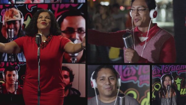 El video promocional cuenta con las interpretaciones de reconocidos cantantes peruanos como Eva Ayllón y Salim Vera (Marca Perú).