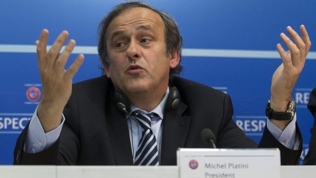 Michel Platini actualmente es el presidente de la UEFA. (EFE)