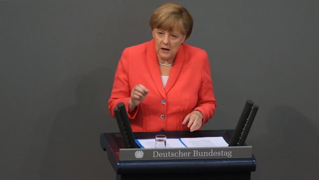 Angela Merkel buscaría un cuarto mandato en elecciones de 2017. (Bloomberg)