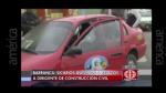 Sicarios asesinaron a dirigente de construcción civil al interior de auto en Huaral. (América Noticias)