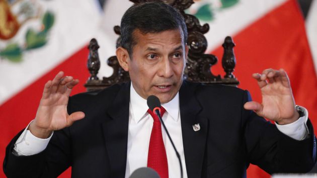 Ollanta Humala planteó penalizar el transfuguismo en el Congreso de la República. (EFE)