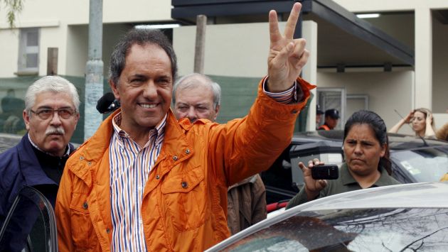 Daniel Scioli fue el más votado en las primarias presidenciales de Argentina. (Reuters)