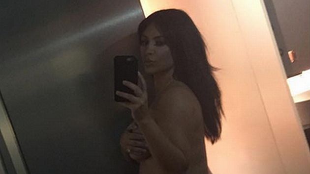 Kim Kardashian posó desnuda para confirmar su embarazo y callar a detractores. (Instagram)