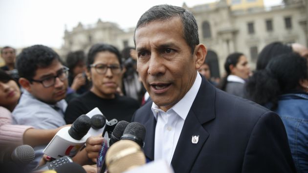 Ollanta Humala dijo compra está consignada dentro de la Ley de Presupuesto. (Luis Gonzáles)