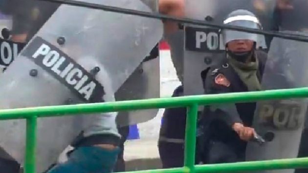 Policía armado que disparó directamente contra manifestantes ya ha sido separado, afirmó Pérez Guadalupe.