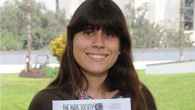 Olenka Jibaja expondrá su innovadora investigación ante The Mars Society. (Facebook Embajada de EE.UU. en el Perú)