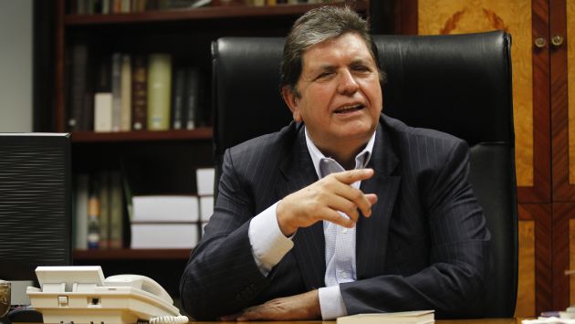 Alan García insiste en que los ‘narcoindultos’ fueron legales. (Perú21)