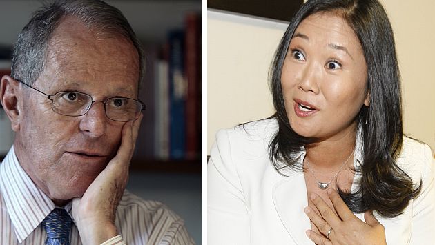 Las puyas de la campaña electoral ya empezaron entre Pedro Pablo Kuczysnki y Keiko Fujimori. (Perú21)
