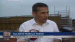 Ollanta Humala criticó nuevamente a la Comisión Belaunde Lossio. (TV Perú)