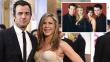 Jennifer Aniston se casó y no invitó a 2 actores de 'Friends' a la boda