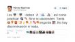 Twitter: Rennán Espinoza usa emojis para opinar del sobrepeso de policías