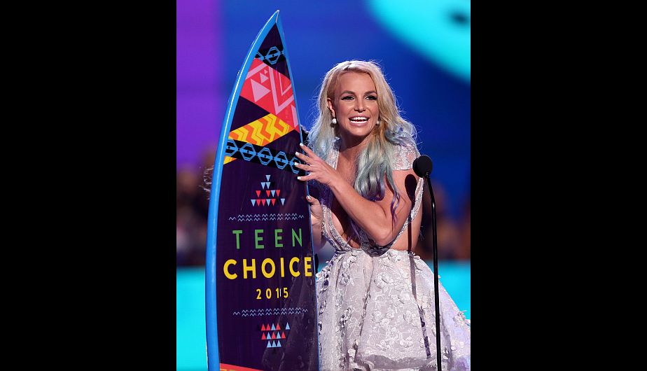 Britney Spears, de 33 años, fue galardonada como ícono de estilo. (AP)