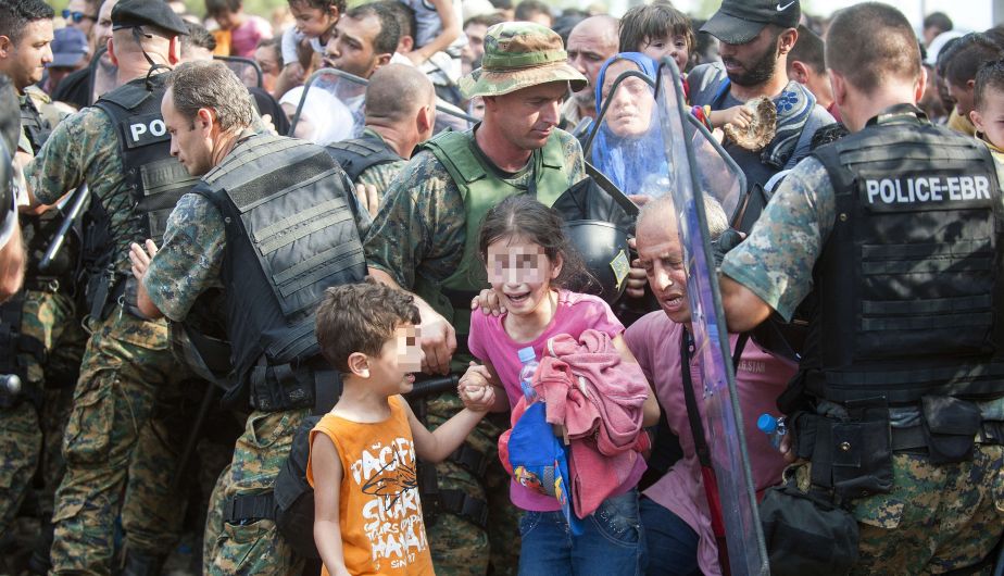 Grecia y Macedonia han recibido una ola sin precedente de migrantes este año (AFP).