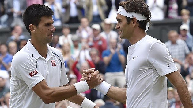 Novak Djokovic y Roger Federer se enfrentarán en la final del Masters de Cincinnati. (AP)