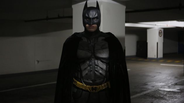A ‘Jofer’ Montoya le tomó 4 meses en armar su traje de Batman y gastó casi S/.6 mil. (Roberto Cáceres)