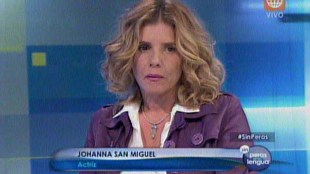 Johanna San Miguel ofreció disculpas públicas a los espectadores de la agresión. (América TV)