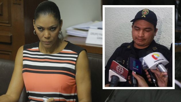 Hijo de Cenaida Uribe acusado de agredir físicamente a policía. (Perú21/Brian Matías)