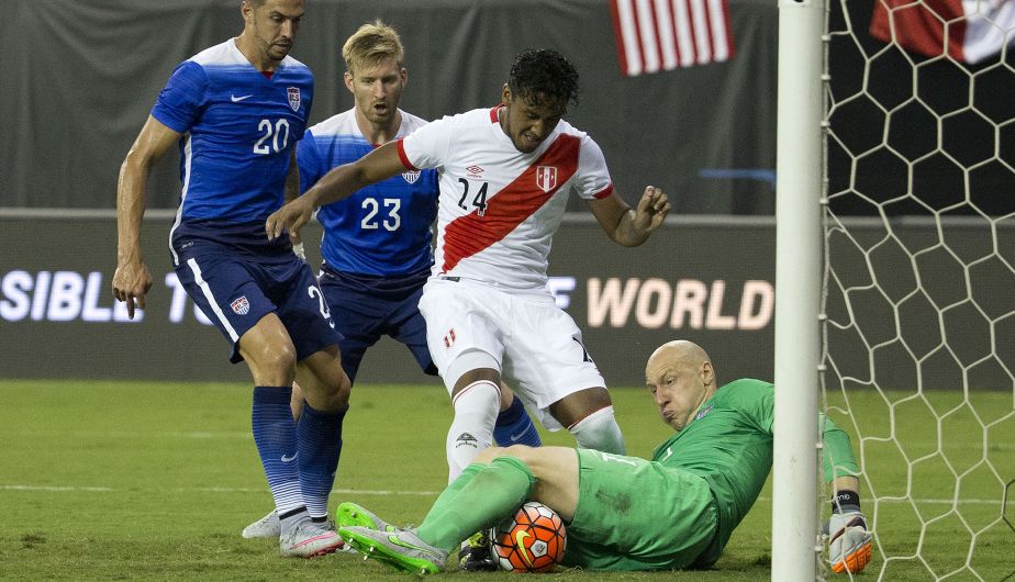 Perú perdió 2-1 ante Estados Unidos en un amistoso en Washington