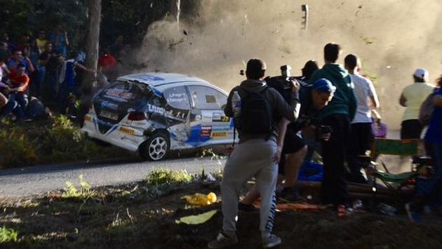 Seis muertos y 14 heridos ha dejado un accidente en el Rally de La Coruña (@jromerocastro)
