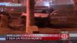 Santa Anita: Policía murió tras chocar patrullero contra poste de luz [Video]