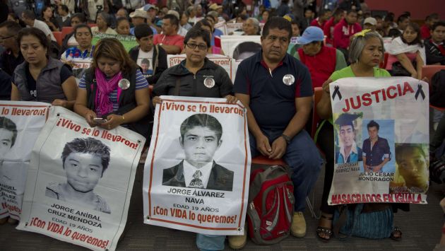 Desaparición de los 43 estudiantes de Ayotzinapa ocurrió el 26 de septiembre de 2014. (AFP)